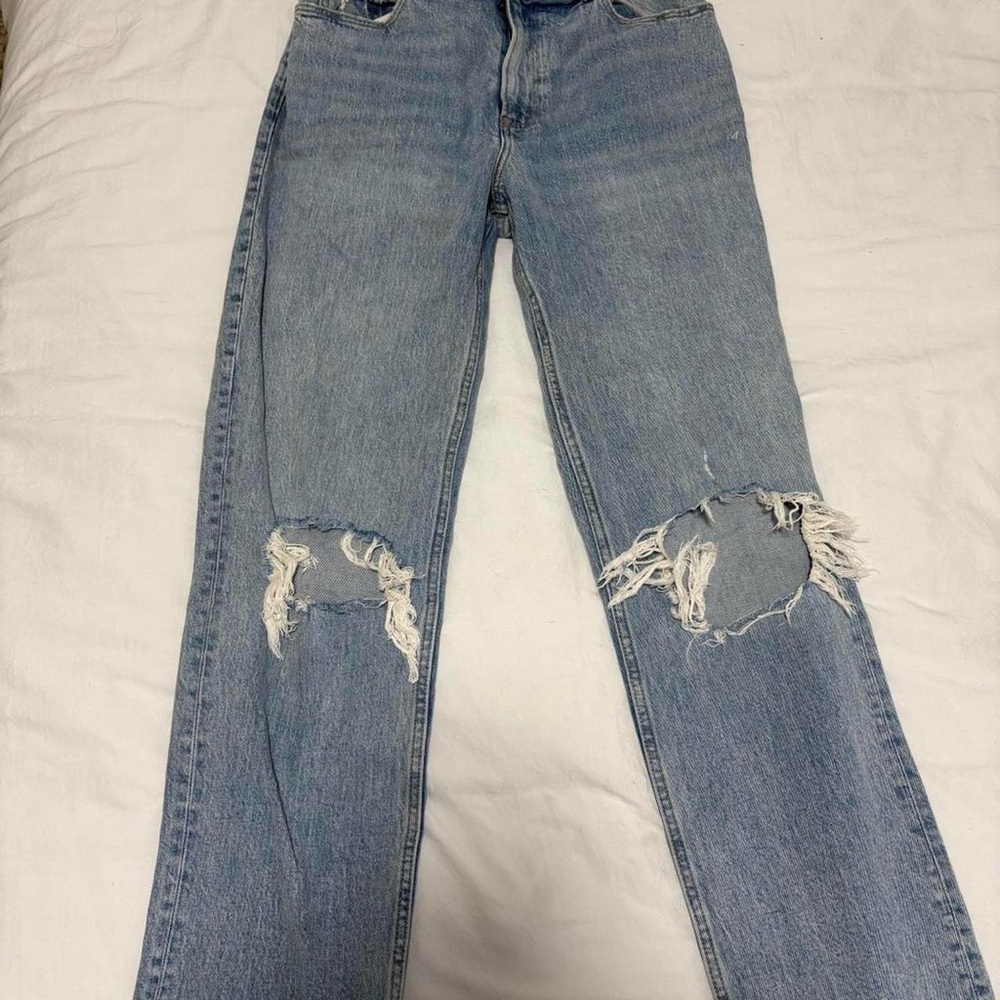 Abercrombie & Fitch Light Blue  Jeans The 90’s straight Ultra High Rise